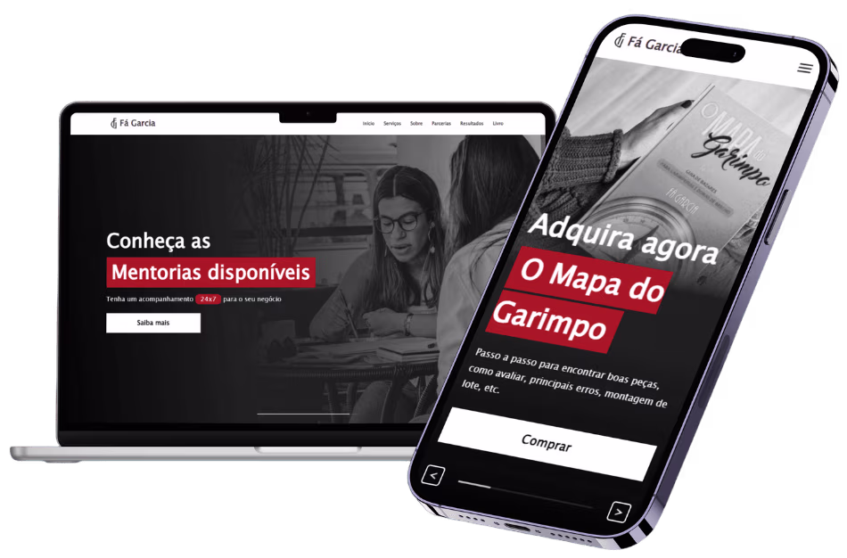 Desenvolvimento de websites exclusivos